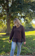 Lace Mock Neck Sweater