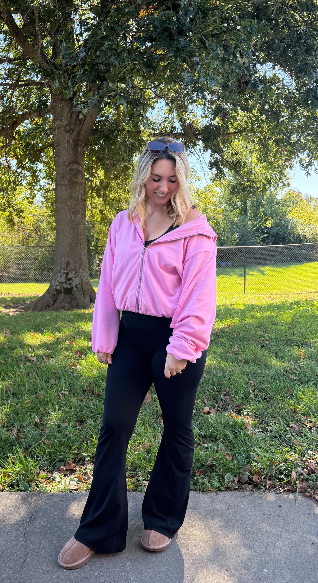 The Pretty in Pink Zip-Up