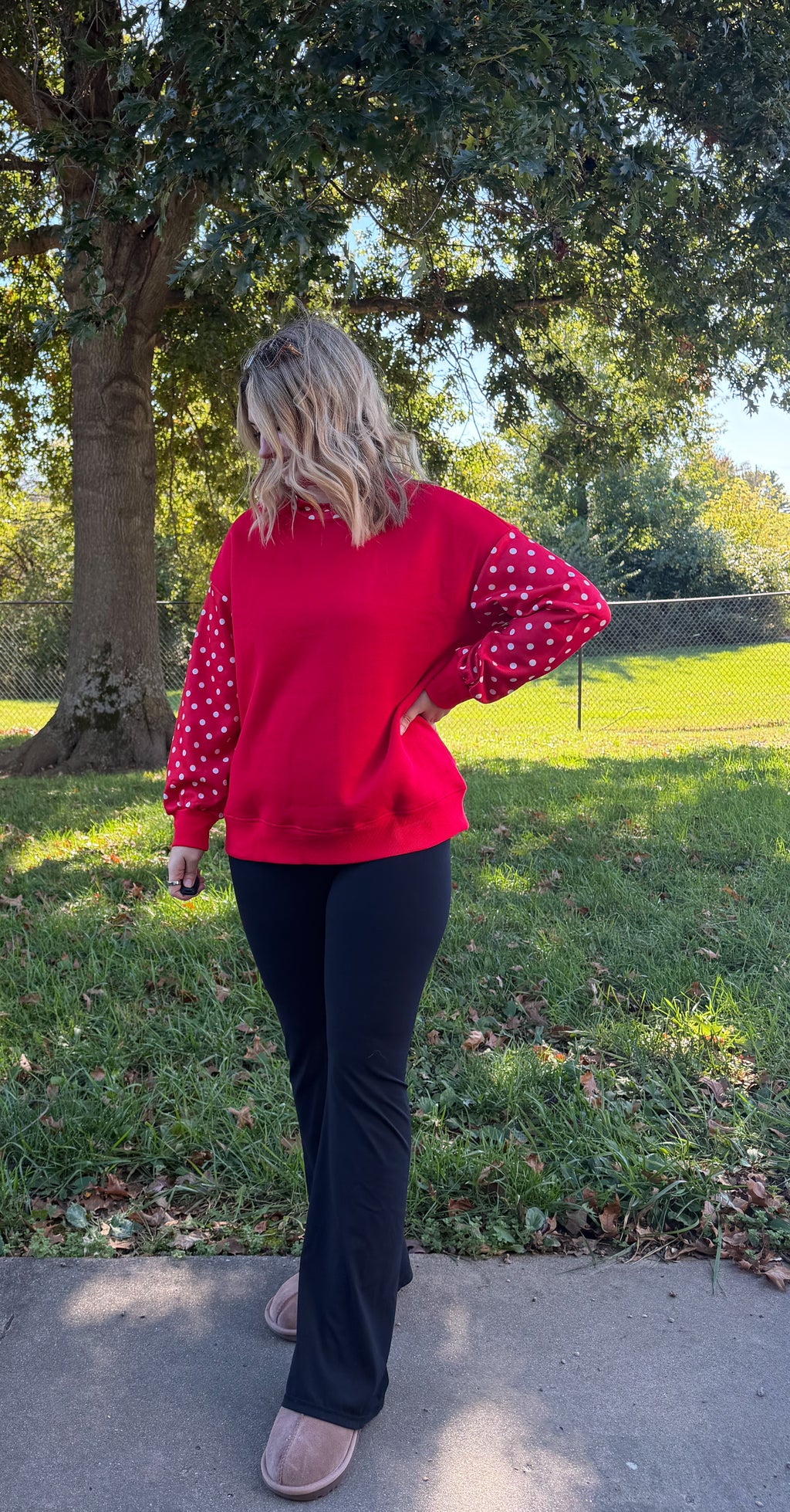 The Aspen Crew - Fiery Red Polka Dot