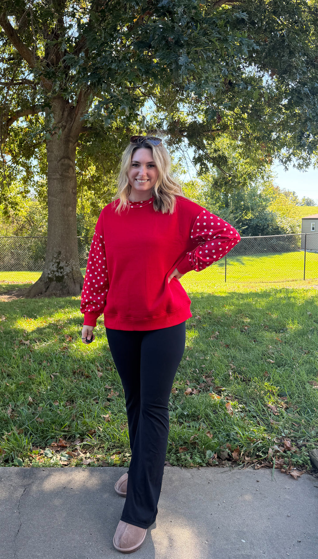The Aspen Crew - Fiery Red Polka Dot