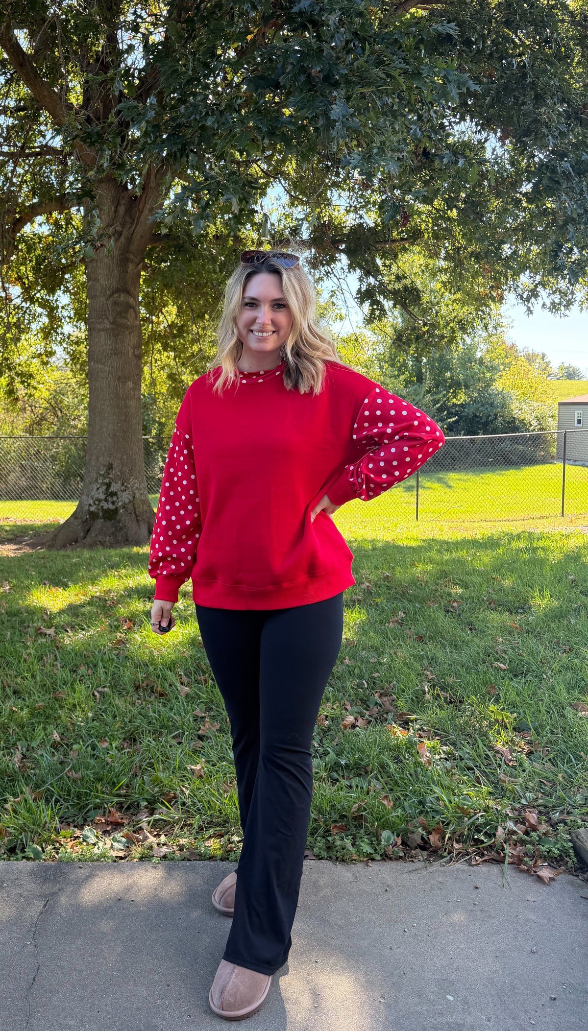 The Aspen Crew - Fiery Red Polka Dot