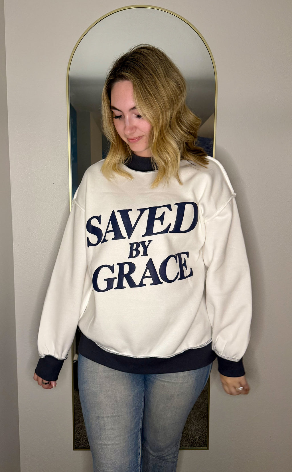 Grace Mock Neck - Charcoal